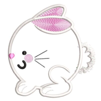 Chubby Animals Applique Bunny