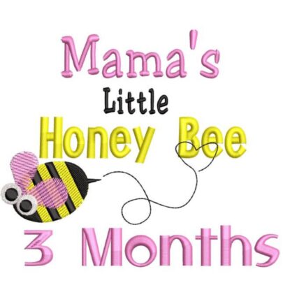 Mama's Little Honey Bee - 3 Months
