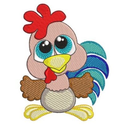 Cute Big Eye Animals - Chicken
