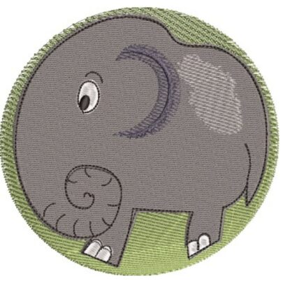 Cute Grey African Bush Animals - Elephant 2