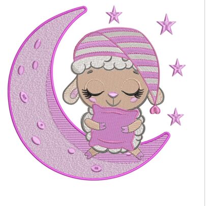Sleeptime_Cuteness_Lamb_on_moon_Single