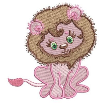Adorable Pink Bush Animals - Lion