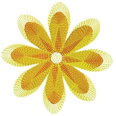 Adorable Pink Bush Animals - Yellow Orange flower