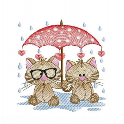 Rainy Day Cuties - Cats