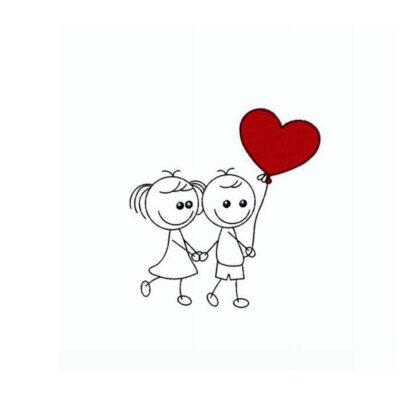 Love Stick figures - Boy and Girl