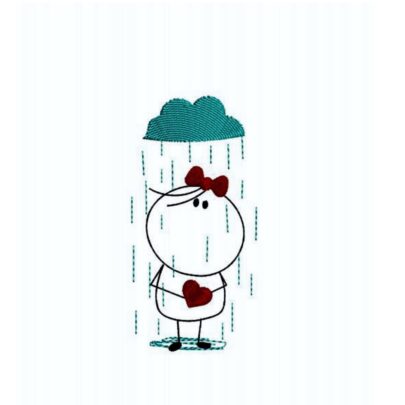 Love Stick figures - Rainy day