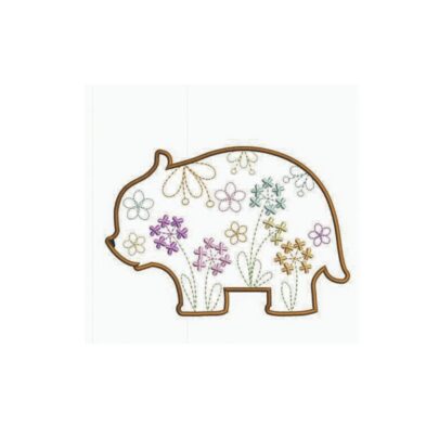 Flower Animals - Bear - Colourful
