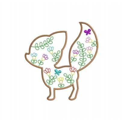 Flower Animals - Foxie Colourful