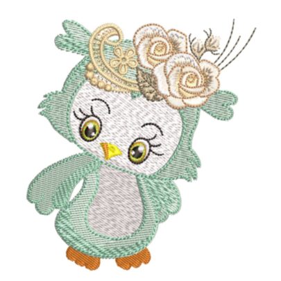 Cute Baby Owl 4 - Single
