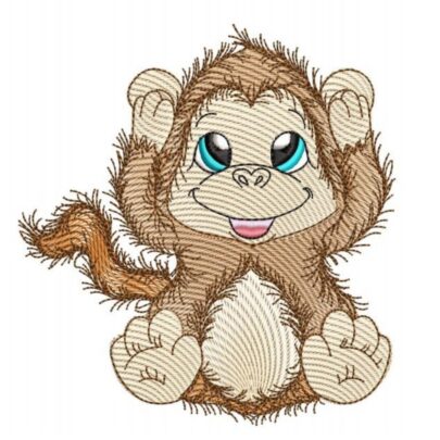 Fluffy Monkies - Monkey 4