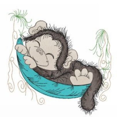 Fluffy Monkies - Monkey 6