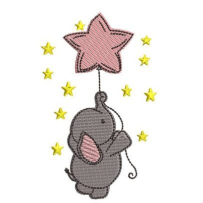 Elephant and Bunny - Set 1 - Design 7
