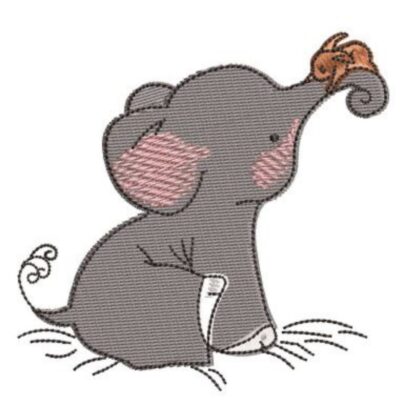 Elephant and Bunny - Set 1 - Design 9