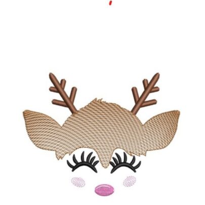 Christmas Reindeer Faces - Nr 3