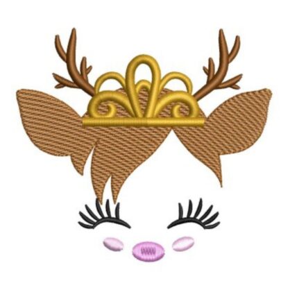 Christmas Reindeer Faces - Nr 4