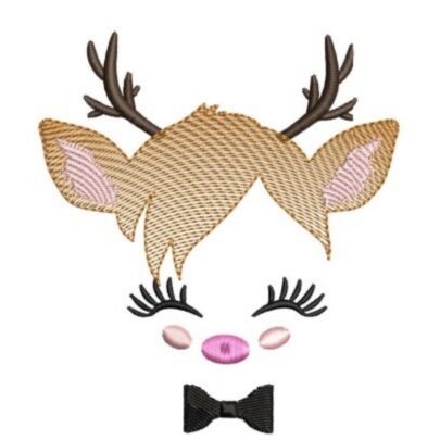 Christmas Reindeer Faces - Nr 5