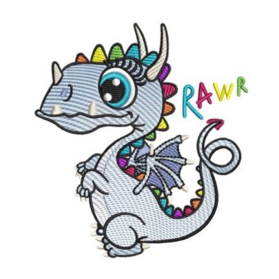 Cute Dragon Dinos - Design 5