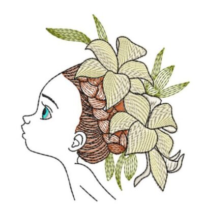 Line Art Girl 4 - Single