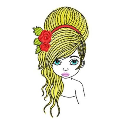 Line Art Girl 7 - Single