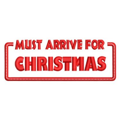 Must Arrive for Christmas Stamp
