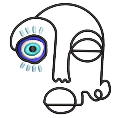 Line Art Faces - Face 1