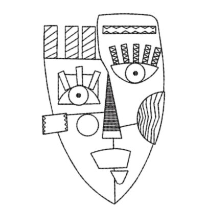 Line Art Faces - Face 2