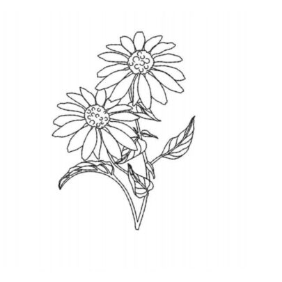Runstitch Flower - Single
