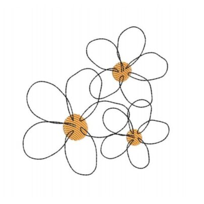Runstitch Flower 4