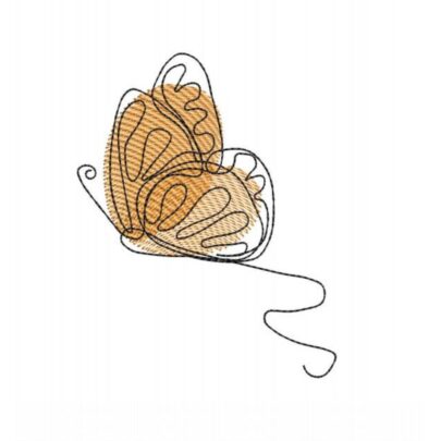 Runstitch Butterfly