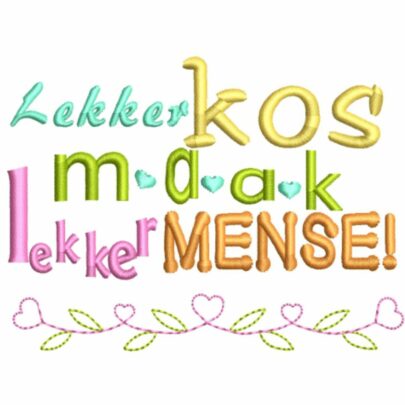 Lekker kos maak Lekker mense