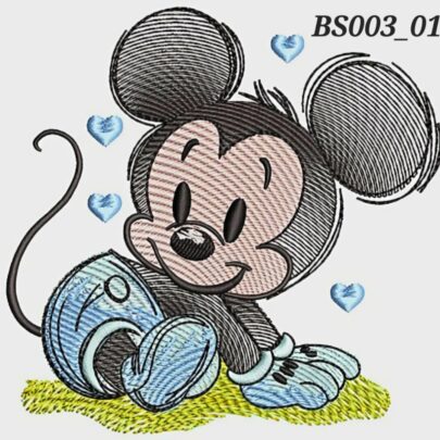 Baby Mouse Set 1 - Mickey sitting - 01
