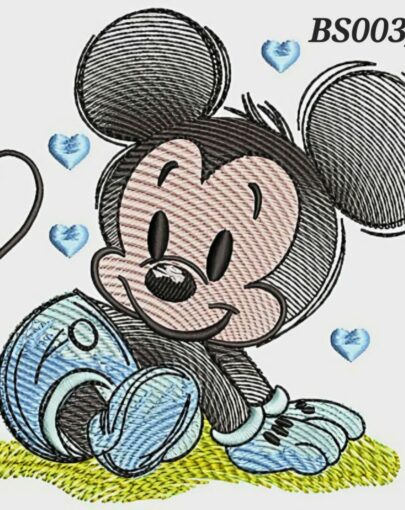 Baby Mouse Set 1 - Mickey sitting - 01