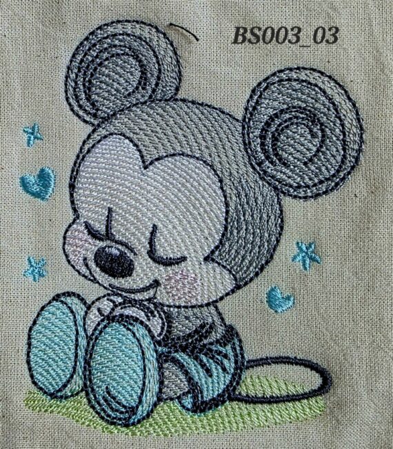 Baby Mouse Set 1 - sitting with eyes closed - 03 - Image 2