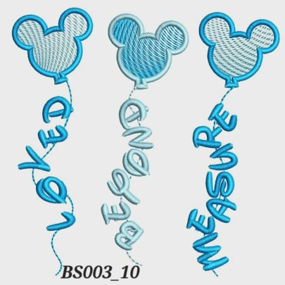 Mouse Balloons - Boy - 10