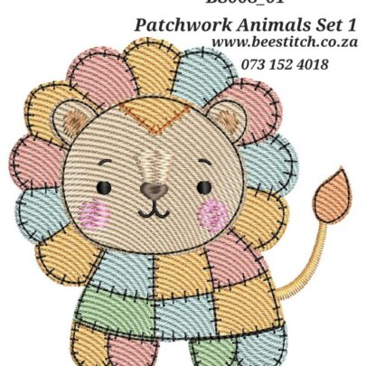 Patchwork Animals Set 1 - Lion