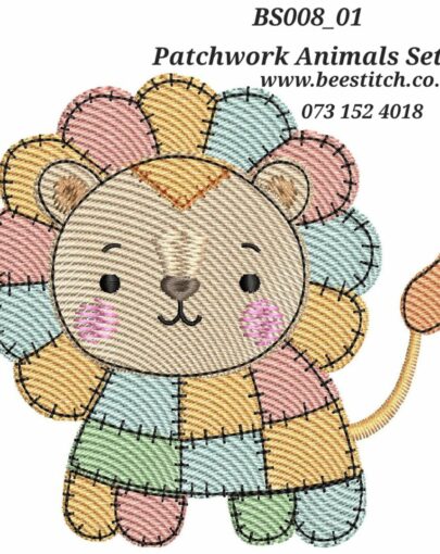 Patchwork Animals Set 1 - Lion