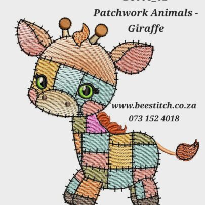 Patchwork Animals Set 1 - Giraffe