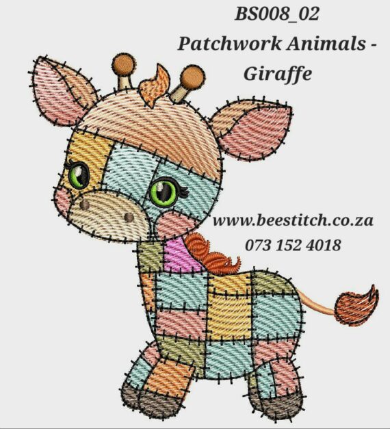Patchwork Animals Set 1 - Giraffe