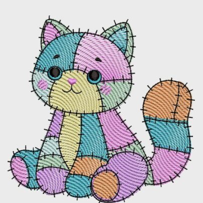 Patchwork Animals Set 1 - Cat