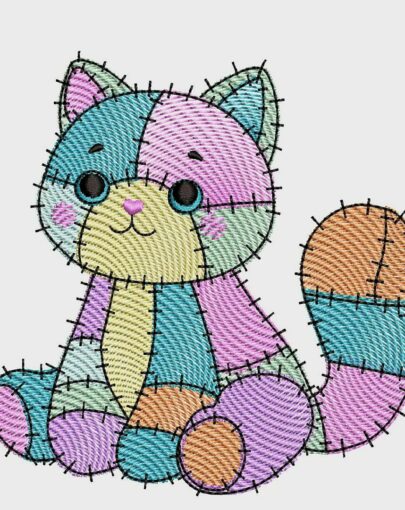 Patchwork Animals Set 1 - Cat