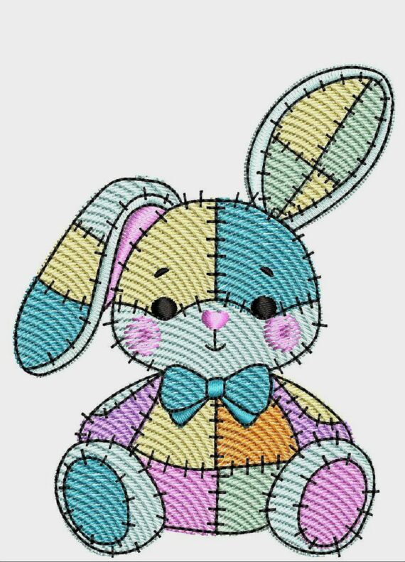 Patchwork Animals Set 1 - Bunny