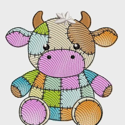 Patchwork Animals Set 1 - Cow