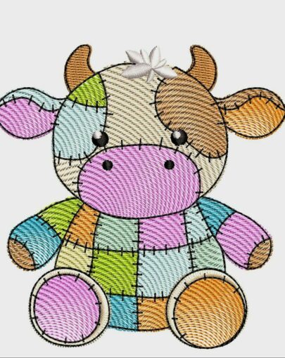 Patchwork Animals Set 1 - Cow