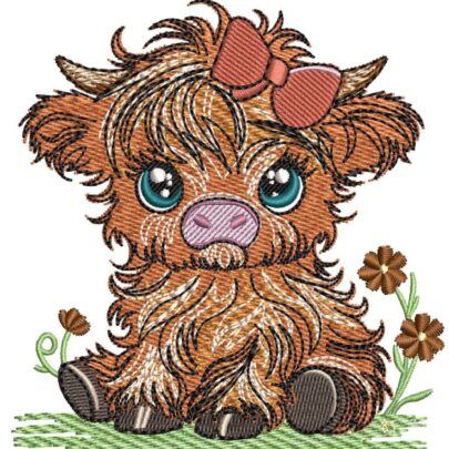 Cute Baby Highland Cows - Cow 1