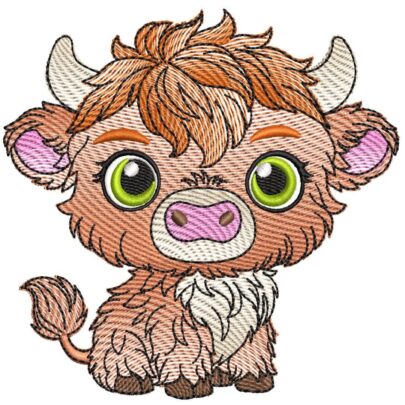 Cute Baby Highland Cows - Cow 2