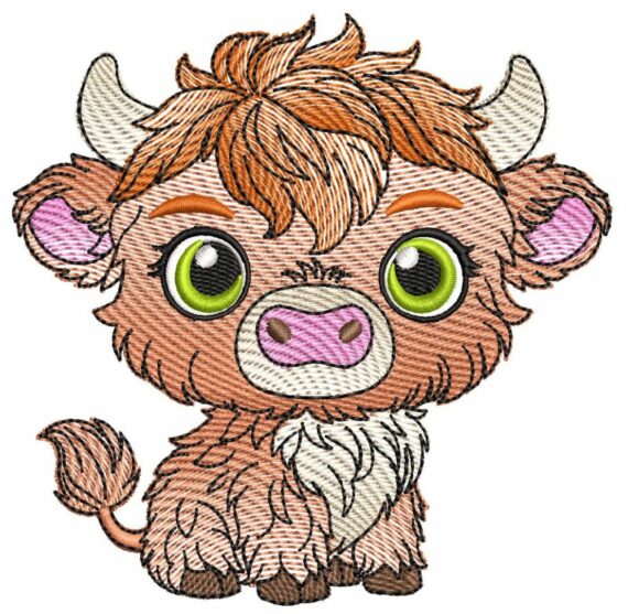 Cute Baby Highland Cows - Cow 2