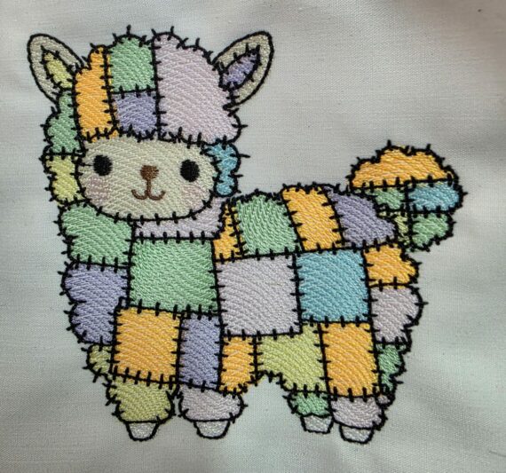 Patchwork Animals Set 1 - Llama - Image 4