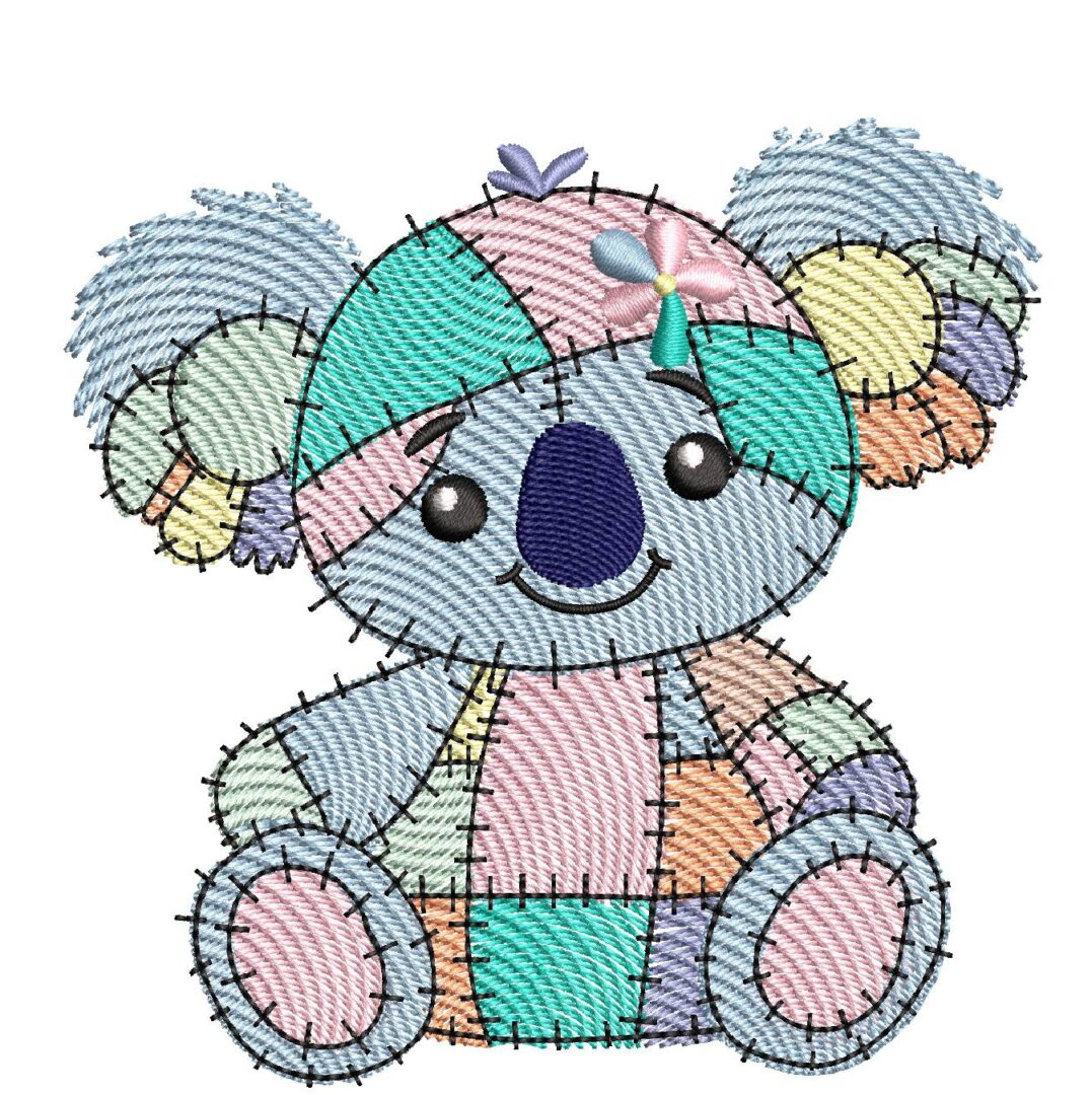 Patchwork Animals Set 1 - Koala