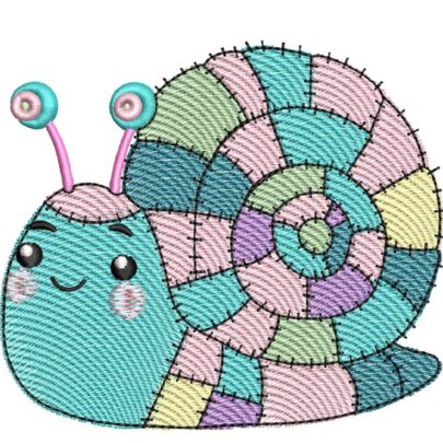Patchwork Animals Set 1 - Snail