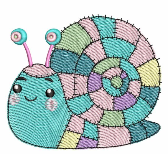 Patchwork Animals Set 1 - Snail
